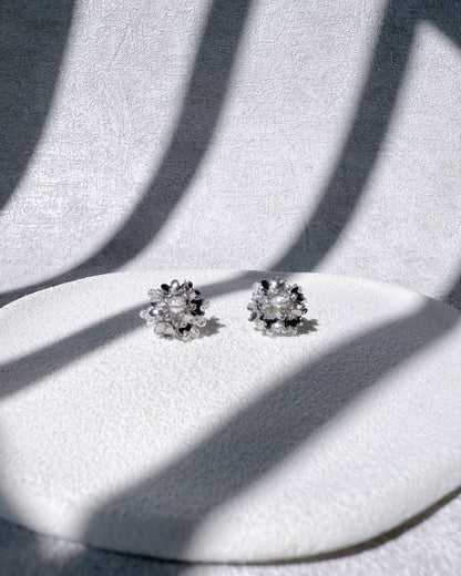 耳環｜Silver Bloom