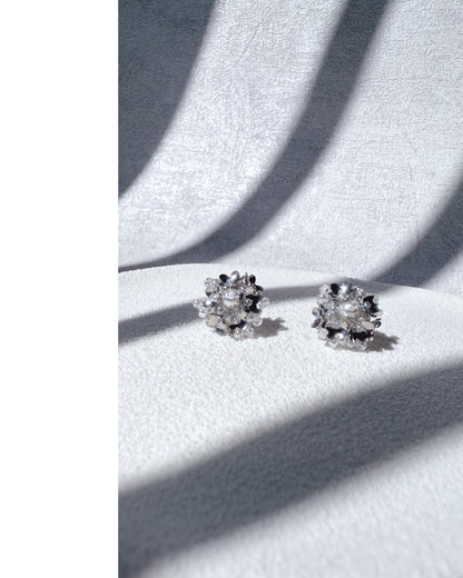 耳環｜Silver Bloom