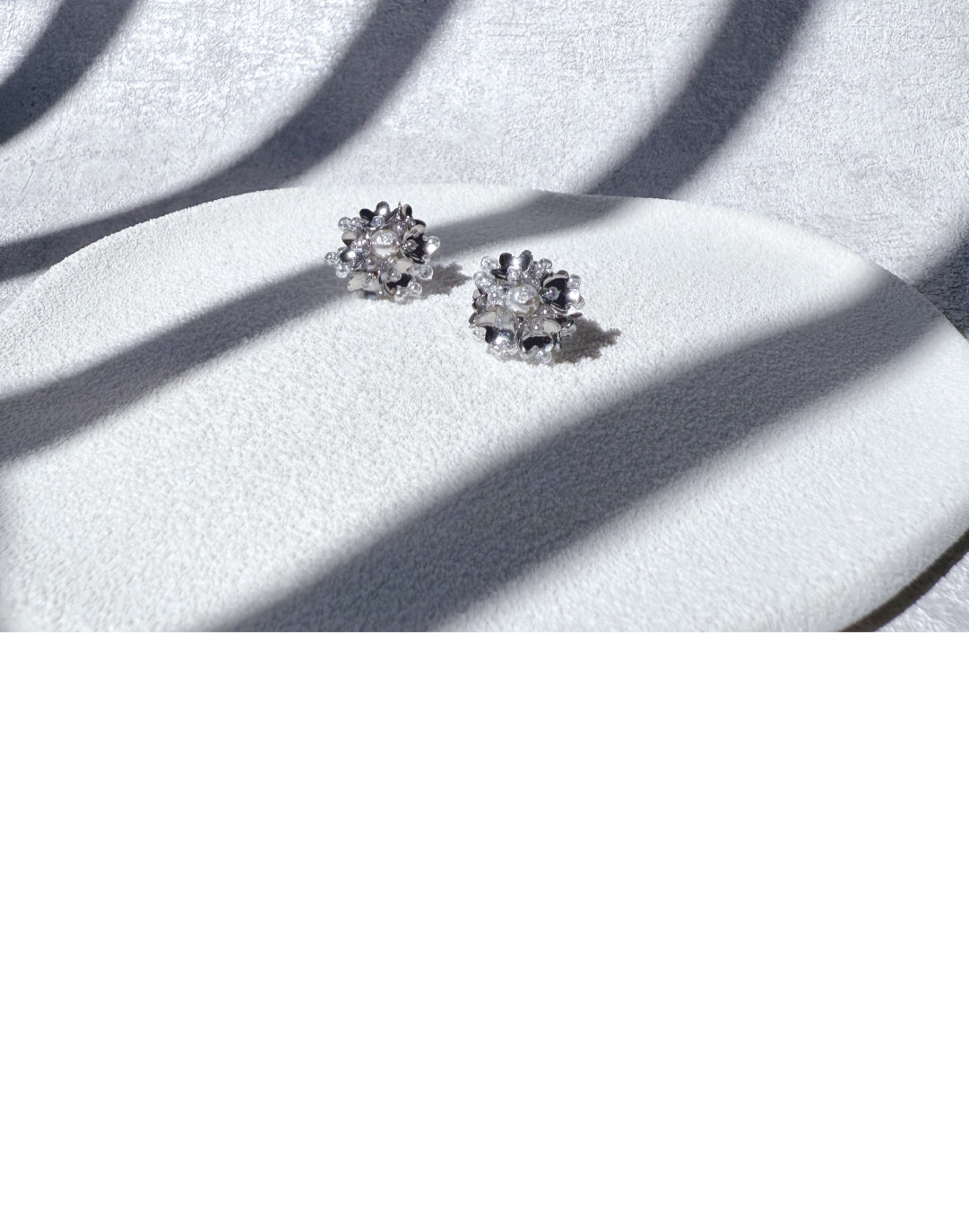 耳環｜Silver Bloom
